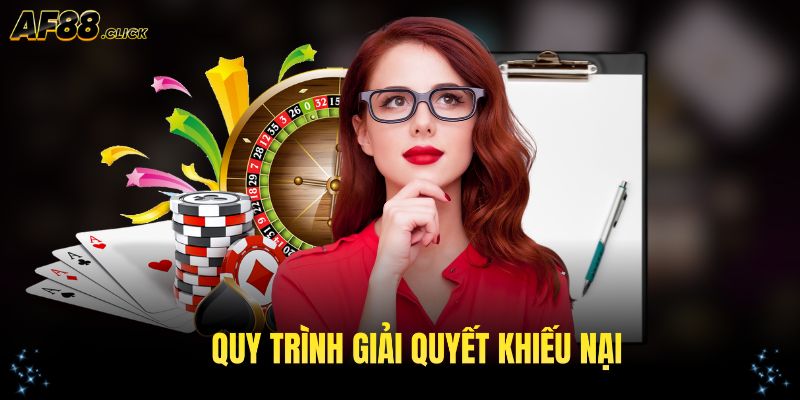 Quy trình giải quyết khiếu nại điều khoản và điều kiện AF88 chuyên nghiệp